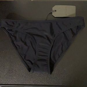 All Saints black swim bikini bottom xs full cover